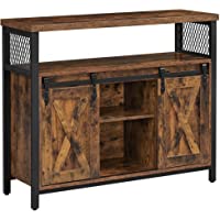 VASAGLE Armario de Cocina- Aparador de Comedor- Mueble de Almacenamiento- con Puertas corredizas- Estante Ajustable…